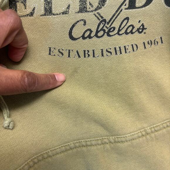 Cabela's Field Duty Sweatshirt Hoodie Airplane Hunting Fishing Camping Outdoors - Picture 6 of 12